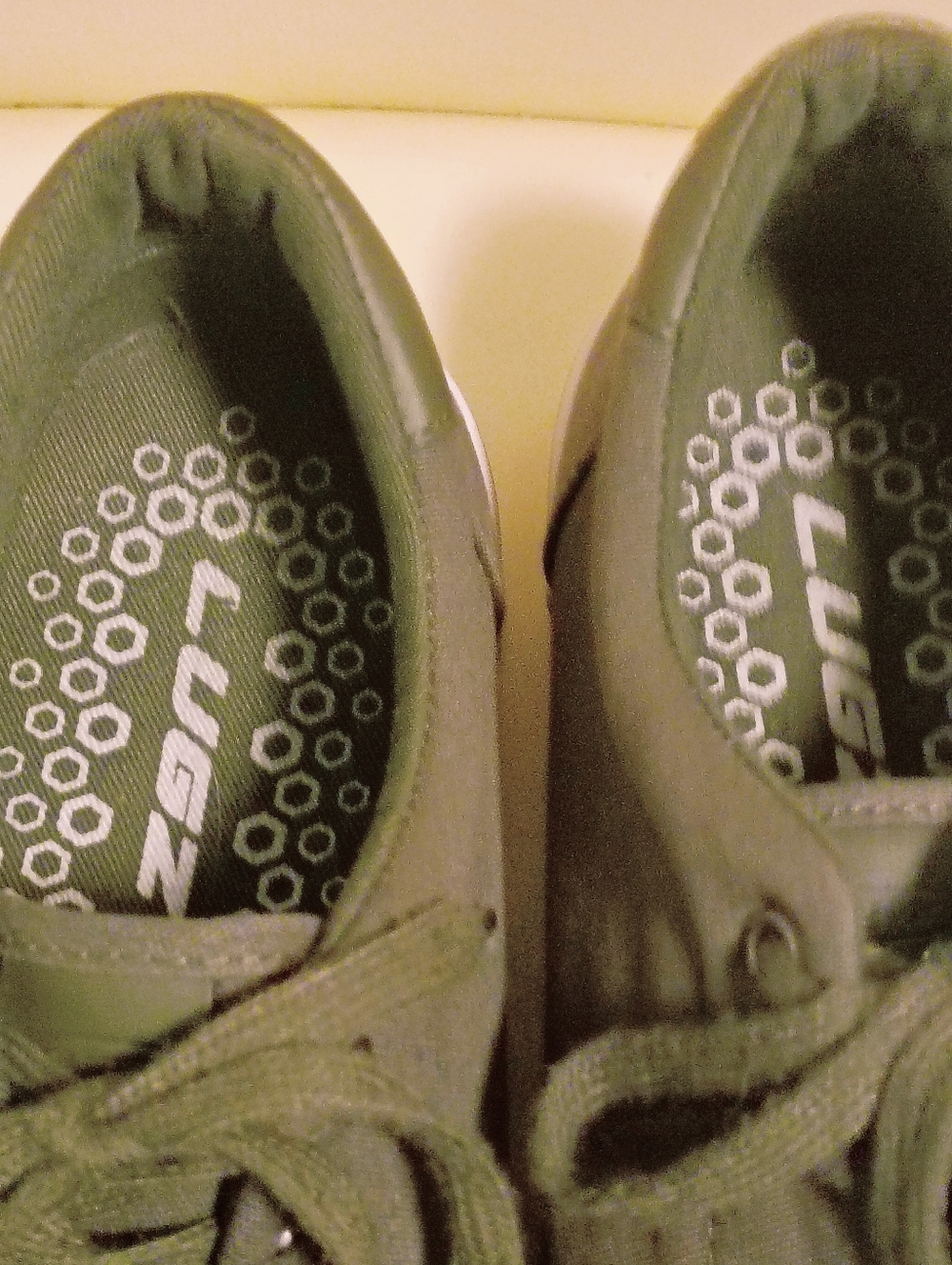 Lugz Womens Clipper Canvas Sneakers Olive Green Lace Up Shoes WAVIC-313 9.5 - Picture 4 of 7